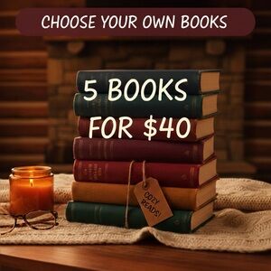 📚 MEGA BUNDLE: Choose Any 5 Books for $40!